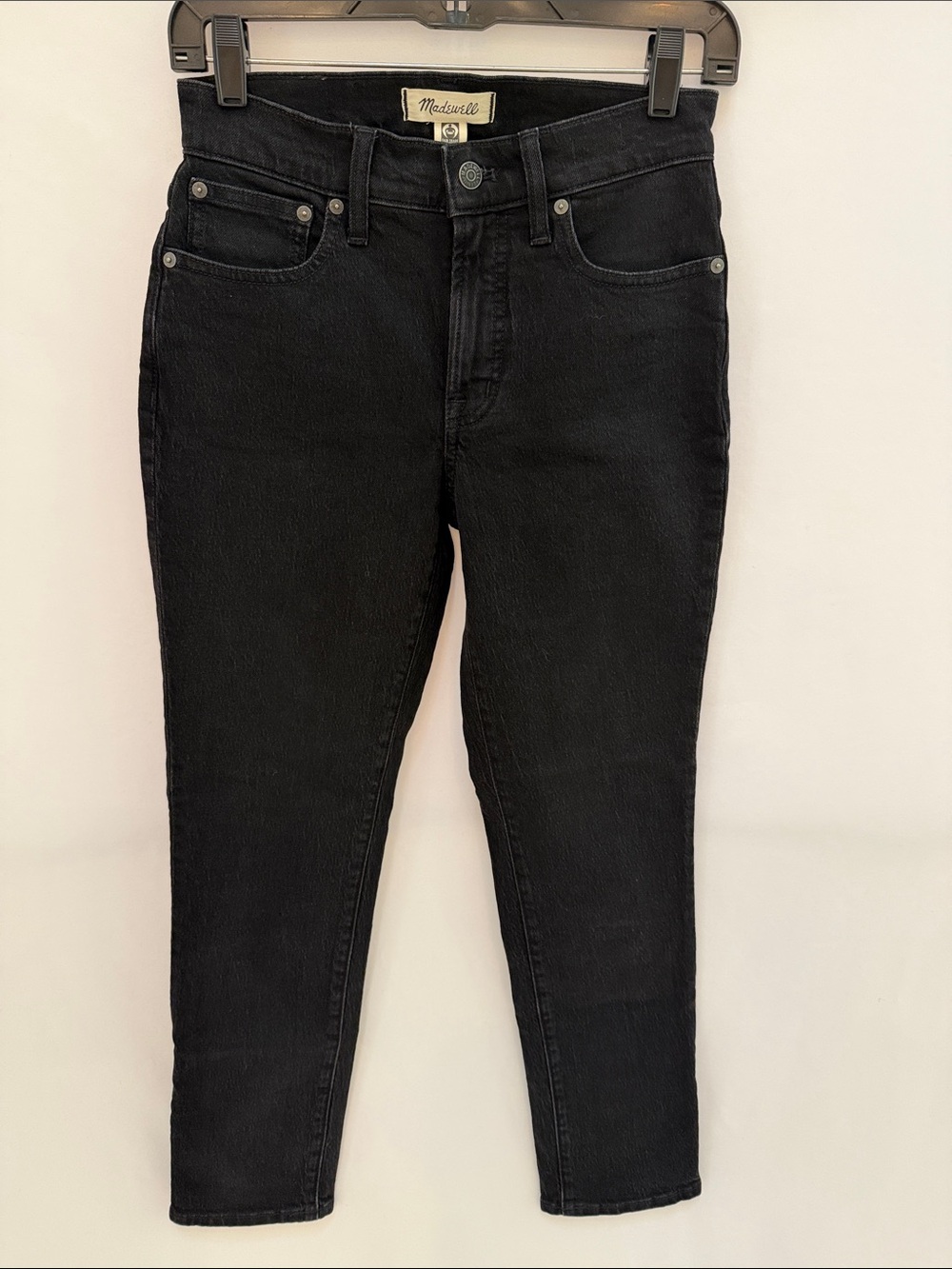 Madewell Women's Skinny High-Rise Jeans in Black